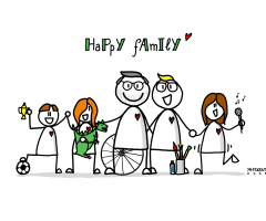 Happy-family c)