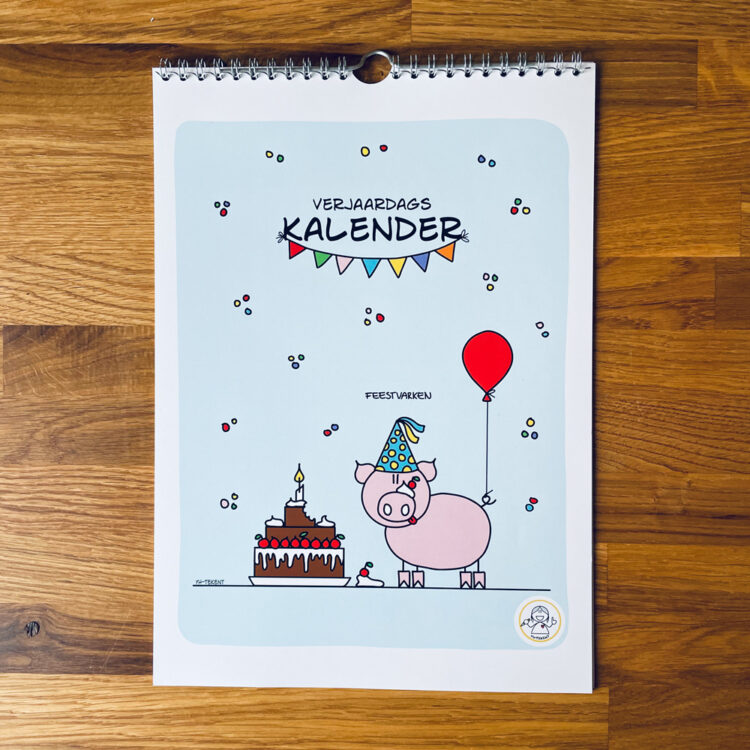 Afbeelding verjaardagkalender YH-Tekent